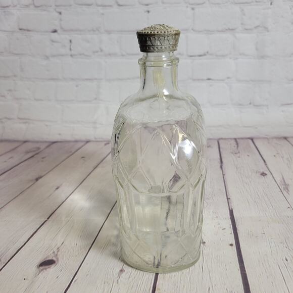 Empty Seagram's Crown Royal Whiskey Bottle 8 1/2" with lid - Picture 2 of 6